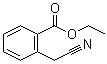 2-(氰甲基)苯甲酸乙酯分子结构 (CAS 19821-21-7)