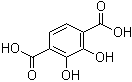 structure of CAS# 19829-72-2, 2,3-Dihydroxy-1,4-benzenedicarboxylic acid