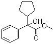 2-环戊基-2-羟基苯乙酸甲酯分子结构 (CAS 19833-96-6)