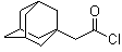 structure of CAS# 19835-38-2, 1-Adamantaneacetyl chloride