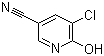 5-氯-6-羟基烟腈分子结构 (CAS 19840-46-1)