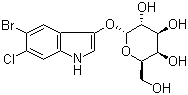 5-溴-6-氯-1H-吲哚-3-基 alpha-D-吡喃半乳糖苷分子结构 (CAS 198402-60-7)