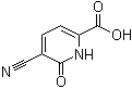 structure of CAS# 19841-76-0, 5-Cyano-1,6-dihydro-6-oxo-2-pyridinecarboxylic acid