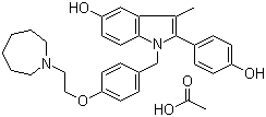structure of CAS# 198481-33-3, 醋酸巴多昔芬