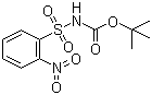 structure of CAS# 198572-71-3, N-Boc-2-nitrophenylsulfonamide