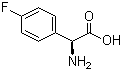 structure of CAS# 19883-57-9, L-4-氟苯甘氨酸