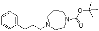 structure of CAS# 198895-74-8, 六氢-4-(3-苯基丙基)-1H-1,4-二氮杂卓-1-羧酸叔丁酯