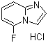 5-氟咪唑并[1,2-a]吡啶盐酸盐分子结构 (CAS 198896-14-9)