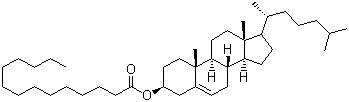 structure of CAS# 1989-52-2, 胆甾烯基豆蔻酸酯