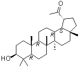 3beta-羟基-30-去甲羽扇烷-20-酮分子结构 (CAS 19891-85-1)