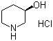 (R)-3-羟基哌啶盐酸盐分子结构 (CAS 198976-43-1)