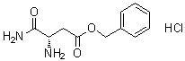 structure of CAS# 199118-68-8, (3S)-3,4-二氨基-4-氧代丁酸苄酯单盐酸盐