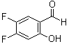 structure of CAS# 199287-52-0, 4,5-Difluoro-2-hydroxybenzaldehyde