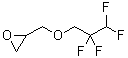 structure of CAS# 19932-26-4, 2-[(2,2,3,3-Tetrafluoropropoxy)methyl]oxirane