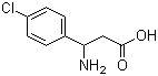 structure of CAS# 19947-39-8, 3-氨基-3-(4-氯苯基)丙酸