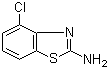 structure of CAS# 19952-47-7, 2-氨基-4-氯苯并噻唑