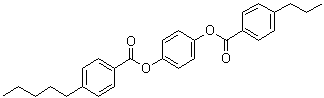 CAS 登录号：199540-45-9, 4-戊基苯甲酸 4-[(4-丙基苯甲酰基)氧基]苯基酯
