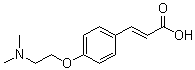 CAS 登录号：199678-86-9, (E)-3-[4-[2-(二甲基氨基)乙氧基]苯基]-2-丙烯酸
