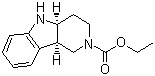 顺式-1,3,4,4a,5,9b-六氢-2H-吡啶并[4,3-b]吲哚-2-甲酸乙酯分子结构 (CAS 199725-38-7)
