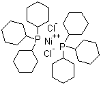 双(三环己基膦)二氯化镍分子结构 (CAS 19999-87-2)