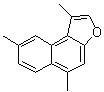 structure of CAS# 20013-76-7, 1,5,8-Trimethylnaphtho[2,1-b]furan