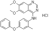 6,7-二甲氧基-N-(2-甲基-4-苯氧基苯基)-4-喹唑啉胺盐酸盐分子结构 (CAS 2002381-31-7)