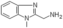 structure of CAS# 20028-40-4, 1-甲基-1H-苯并咪唑-2-甲胺