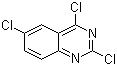 2,4,6-三氯喹唑啉分子结构 (CAS 20028-68-6)