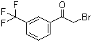 structure of CAS# 2003-10-3, 2-Bromo-1-[3-(trifluoromethyl)phenyl]-1-ethanone