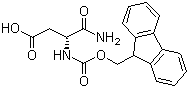 structure of CAS# 200335-41-7, Fmoc-D-aspartic acid-alpha-amide