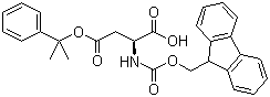 structure of CAS# 200336-86-3, Fmoc-天冬氨酸 4-(2-苯基异丙基)酯