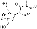 CAS 登录号：200435-92-3, 1-(2'-O,4-C-甲桥-beta-D-呋喃核糖基)尿苷, 1-(2'-O,4-C-甲桥-beta-D-呋喃核糖基)尿嘧啶核苷
