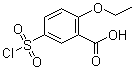 structure of CAS# 200575-16-2, 5-Chlorosulfonyl-2-ethoxybenzoic acid