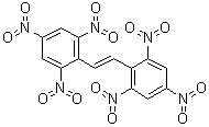 CAS # 20062-22-0, 2,2',4,4',6,6'-Hexanitrostilbene, 1,1'-(1,2-Ethenediyl)bis[2,4,6-trinitrobenzene], 2,2',4,4',6,6'-Hexanitrostilbene, HNS, JD-X, NSC 76741, TNS