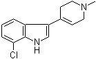 7-Chloro-3-(1,2,3,6-tetrahydro-1-methyl-4-pyridinyl)-1H-indole molecular structure (CAS 200714-13-2)