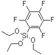 structure of CAS# 20083-34-5, Triethoxy(pentafluorophenyl)silane