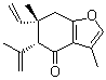 CAS # 20085-85-2, Epicurzerenone, rel-(5R,6S)-6-Ethenyl-6,7-dihydro-3,6-dimethyl-5-(1-methylethenyl)-4(5H)-benzofuranone, 5-epi-Curzerenone
