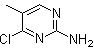 structure of CAS# 20090-58-8, 4-氯-2-氨基-5-甲基嘧啶