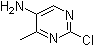 2-氯-4-甲基嘧啶-5-胺分子结构 (CAS 20090-69-1)