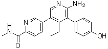 structure of CAS# 2009273-71-4, 6'-氨基-4'-乙基-5'-(4-羟基苯基)-N-甲基-[3,3'-联吡啶]-6-甲酰胺