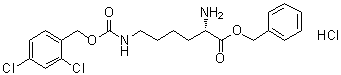 CAS # 201008-72-2, N6-[[(2,4-Dichlorophenyl)methoxy]carbonyl]-L-lysine phenylmethyl ester monohydrochloride