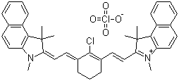 IR-813 高氯酸盐分子结构 (CAS 201024-57-9)