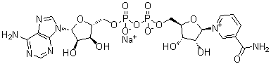 structure of CAS# 20111-18-6, beta-烟酰胺腺嘌呤二核苷酸单钠盐