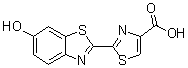 structure of CAS# 20115-09-7, 2-(6-羟基-2-苯并噻唑基)噻唑-4-羧酸