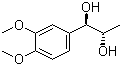 structure of CAS# 20133-19-1, 1-(3,4-二甲氧基苯基)丙烷-1,2-二醇