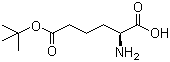 (S)-2-氨基己二酸 6-叔丁酯分子结构 (CAS 201354-26-9)