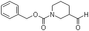 N-Cbz-3-哌啶甲醛分子结构 (CAS 201478-72-0)