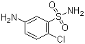 structure of CAS# 2015-19-2, 4-氯苯胺-3-磺酰胺
