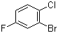 structure of CAS# 201849-15-2, 2-Bromo-1-chloro-4-fluorobenzene