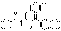 CAS # 201988-63-8, (alphaS)-alpha-(Benzoylamino)-4-hydroxy-N-2-naphthalenylbenzenepropanamide